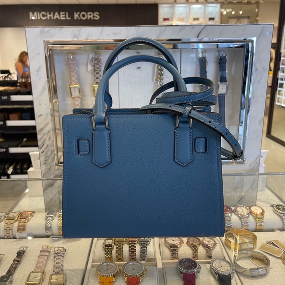 MICHAEL KORS Hamilton Small Patchwork Satchel Crossbody Bag
Cornflower 
NWT - Picture 14 of 16